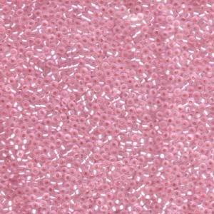 Size 11 Seed Bead, Silver Lined Pink (10gm)