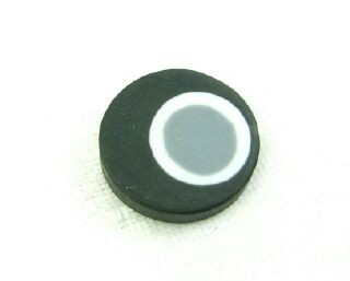 Resin, Coin Multi, Black/White/Grey, 20mm (20pc)