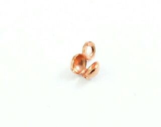 Clamshell, Copper, 3mm, Side Opening (20 pcs)