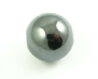 Hematite Stone, Round, 12mm (5 pcs)