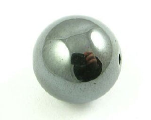 Hematite Stone, Round, 14mm (5 pcs)