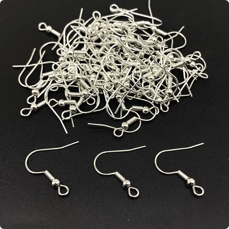 Sterling silver 2025 earring hooks bulk