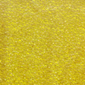 Size 11 Seed Bead, Transparent Yellow (10gm)