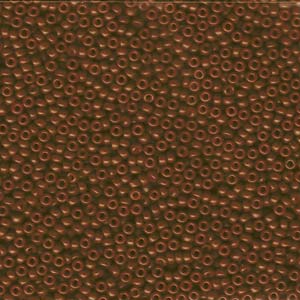 Size 11 Seed Bead, Special Dyed Chocolate Brown (10gm)