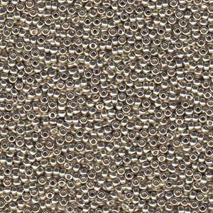 Size 6 Seed Bead, Duracoat Galvanized Silver (10gms)