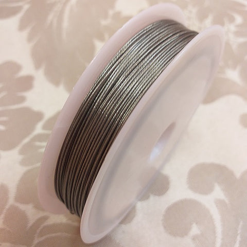 Silver Flexible Beading Wire (0.60mm/0.024inch) - 2x5m Packets