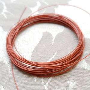Flexible Beading Wire, Rust, 7 Strand, 0.46mm (5m)