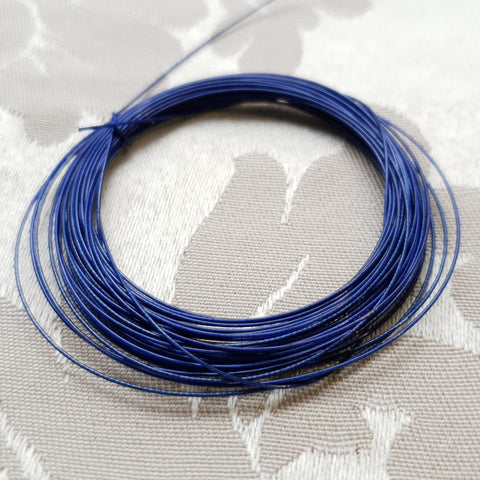 Flexible Beading Wire, Royal Blue, 7 Strand, 0.46mm (5m)