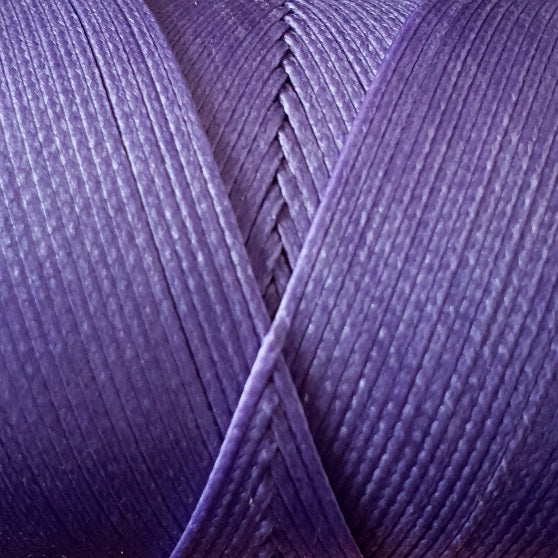 1.0mm Purple Waxed polyester Braid, Zircon - 10m, 20m or 500m Roll