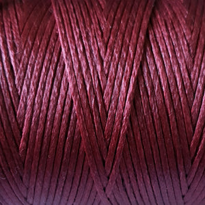 1.0mm Burgundy Waxed polyester Braid, SSS - 10m or 20m packet