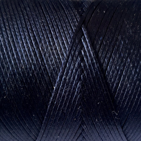 1.0mm Dk Blue Waxed polyester Braid, Zircon - 10m, 20m or 500m Roll