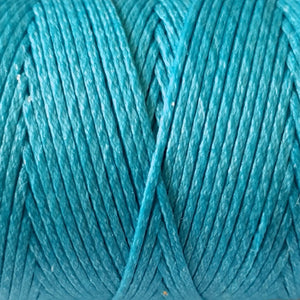 1.0mm Turquoise Waxed polyester Braid, SSS - 10m, 20m or 500m Roll
