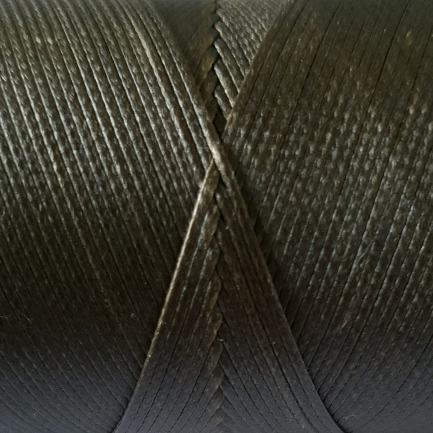 1.0mm Olive Waxed Polyester Braid, Zircon - 10m, 20m or 500m Roll