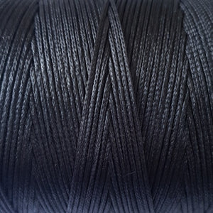1.0mm Black Polyester Waxed Braid, T.Hope - 10m, 20m or 500m Roll