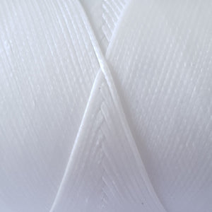1.2mm White Waxed Polyester Braid, Coats Classic - 10m or 20m