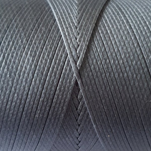 1.0mm Silver Grey Waxed polyester Braid, Zircon - 10m, 20m or 500m Roll