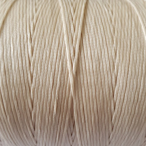 1.0mm Lt Beige Waxed Polyester Braid, T.Hope - 10m, 20m or 500m Roll