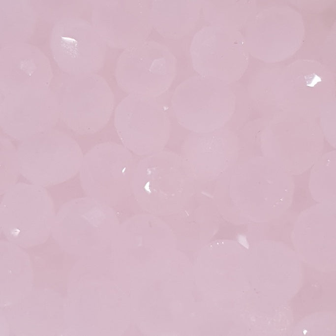 Chinese Crystal, Rondelle, Pink, 3x4mm (20 pcs)