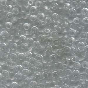 Size 6 Seed Bead, Crystal (10gms)