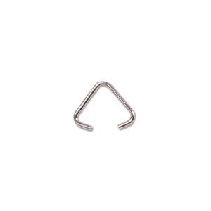 Bail Triangle, Silver, 6x5mm (20pcs)