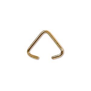Bail Triangle, Gold, 7x8mm (20pc)