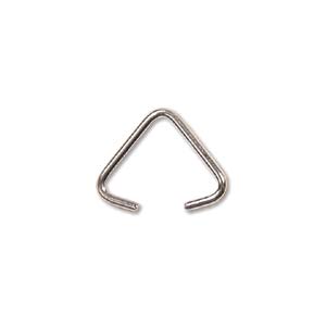 Bail Triangle, Silver, 7x8mm (20pcs)