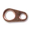 End Tag, Copper, 6x3mm (10 tags)