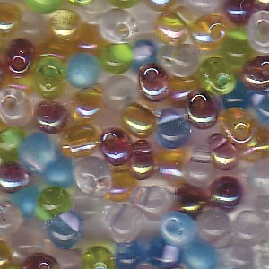 4x3mm Drop Bead Mix, Prairie (10gms)