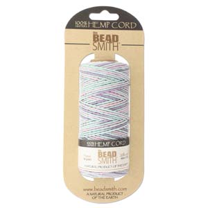 1.0mm Variegated Pastels Soft & Pretty Hemp - 10m