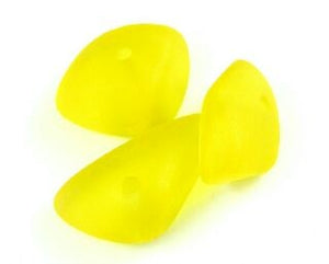 Resin, Chips Large, Opaque Yellow, 11x16mm (20pc)