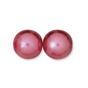 Glass Based Pearl, Fuchsia (4, 6, 8 or 10mm)