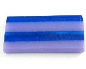 Resin, Rectangle Stripe Length, Purple/Blue, 40x23mm (10pc)