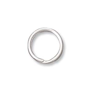 Split Ring, Nickel, 9mm (10 Rings)