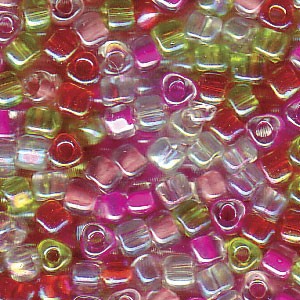 Size 8 Tri Bead Mix, Tango (10gms)