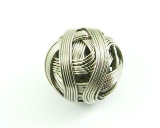 Metal Bead: Wire Ball, Nickel, 20mm (5 pcs)