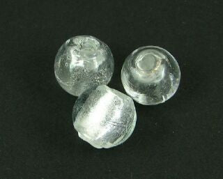 Chinese Foil, Round, White, 6mm (20 pcs)