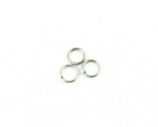 Jump Ring, Nickel, 4mm, 24ga (5gms/250pcs)