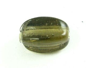 Indian Glass, Plain, Irregular Rectangle, Grey, 13x8mm (40gms - 25pcs)