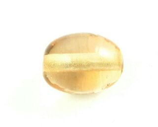 Indian Glass, Plain, Short Rice, Champagne, 12x10mm (40gms - 24pcs)