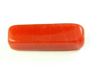 Indonesian Lampwork, Plain, Rectangle, Red, 33x8mm (2pc)