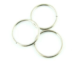 Jump Ring, Nickel, 12mm, 19ga (5gms/20pcs)