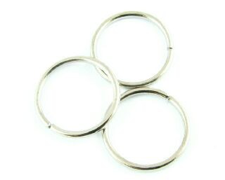 Jump Ring, Nickel, 12mm, 19ga (5gms/20pcs)