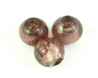 Chinese Foil, Round, Amethyst, 8mm (14 pcs)