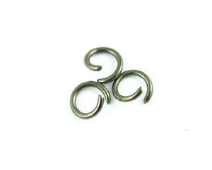 Jump Ring, Black, 6mm, 19ga (5gms/60pcs)