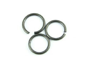 Jump Ring, Black, 8mm, 20ga (5gms/40pcs)