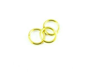 Jump Ring, Gold, 6mm, 18ga (5gms/55pcs)