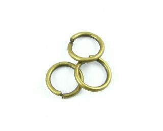 Jump Ring, Brass, 7mm, 18ga (5gms/40pcs)