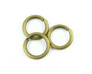 Jump Ring, Brass, 9mm, 20ga (5gms/35pcs)
