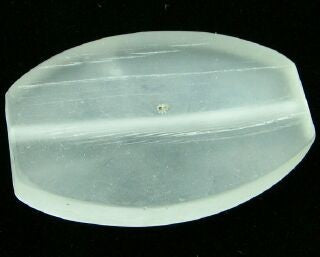 Resin, Oval Matte, Clear, 40x26mm (10pc)