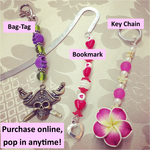 Bookmark, Key Chain, Bag Tag Workshop (3 items) | 5yrs+ | 45mins | Pop in anytime